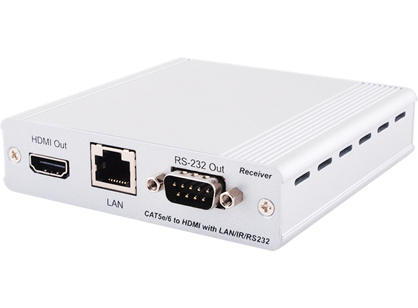 Cypress Extender HDMI RS232 IR LAN Rx 1xHDBaseT Max 100 m PoC 24V 